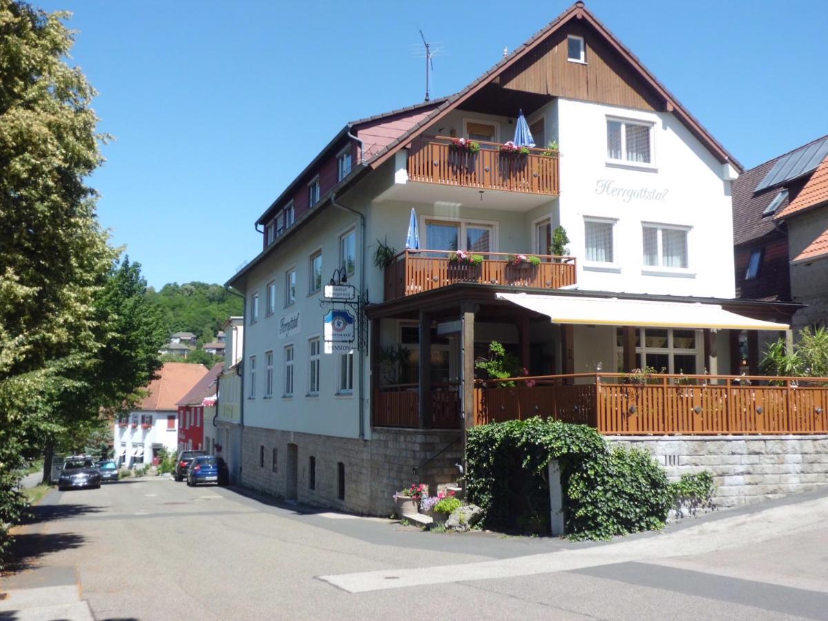 Restaurant - Pension Herrgottstal Creglingen Exterior photo